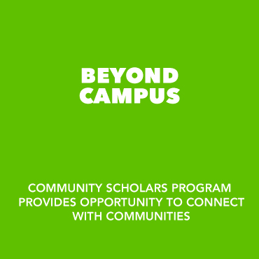 Community scholars program provides opportunities to connect with communities